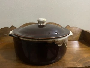 Glazed Clay Cooking Pots with Lid – Organic Chemical free cookware dish pot 8" - Picture 1 of 12