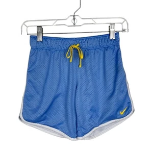 Nike Shorts Youth Small Purple Mesh Garter Activewear Athletic Bottoms Kids - Picture 1 of 12