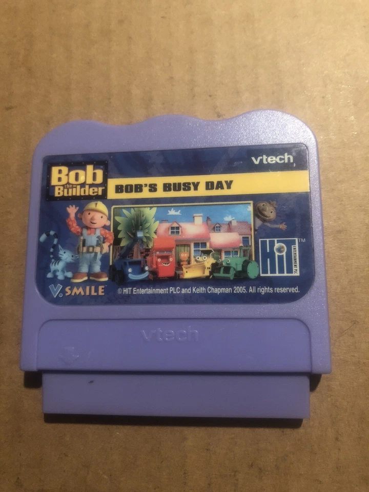 VTech Learning Game: Bob the Builder (Bob's Busy Day) 2005 Cart Only - Image 1 of 1