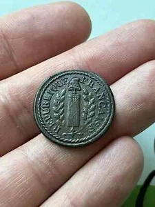 Französische Revolution Revolutionär Republique Francaise Knopf 22 mm - Bild 1 von 2