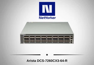 Arista DCS-7260CX3-64-R 64x 100GbE QSFP + 2x SFP+ Switch -Same Day Shipping - Picture 1 of 5