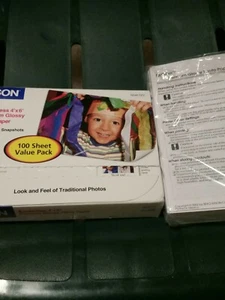Epson S041727 Premium Photo Paper - 100 Sheets open box inside sealed - Picture 1 of 7