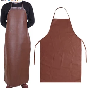 97×65CM Leather Welding Apron Polyurethane Equipments Welder Thermal Insulation - Picture 1 of 6