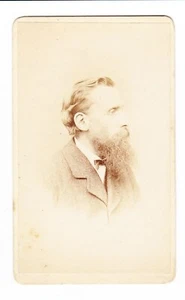 Victorian? CDV Photograph On Card Portrait Of A Gentleman Bowness Ambleside - Picture 1 of 2