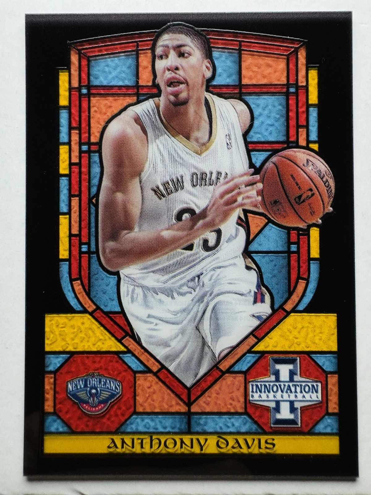 2013-14 Panini Innovation #8 Anthony Davis GOLD Stained Glass ULTRA RARE SSP