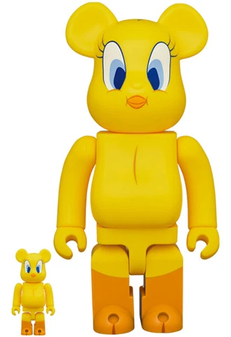 Medicom Toy Be@Rbrick Tweety 100 400 Looney Tunes Bearbrick Cover