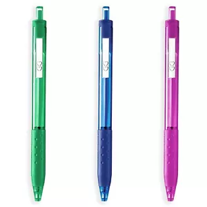 Paper Mate Inkjoy 300RT Einziehbar Kugelschreiber - 0.7mm Fein Spitze - 3 Farben - Bild 1 von 8