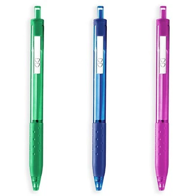 Paper Mate Inkjoy 300RT Retractable Ballpoint Pen - 0.7mm Fine Nib - 3 Colours