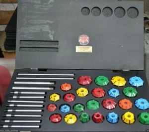 VALVE SEAT CUTTER TOOL KIT CARBIDE TIPPED 25 Ps LS1,LS2,KOHLER,CUMMINS V8 BLOCK - Picture 1 of 5