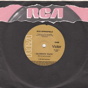 Rick Springfield – Celebrate Youth - 7" single - Picture 1 of 2