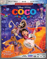 Coco (Blu-ray + DVD, 2018, juego de 2 discos) Walt Disney Pixar