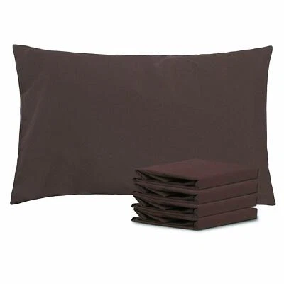 Fundas de almohada tamaño queen ultra suaves 1800 hilos cuatro fundas de almohada por juego Foto 1 de 4