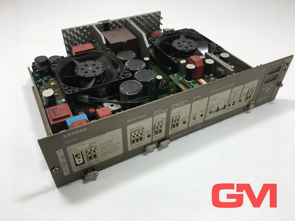 Siemens Stromversorgung 6ES5955-3LF12 Netzteil Power Supply Simatic S5 Version 9 - Bild 1 von 4