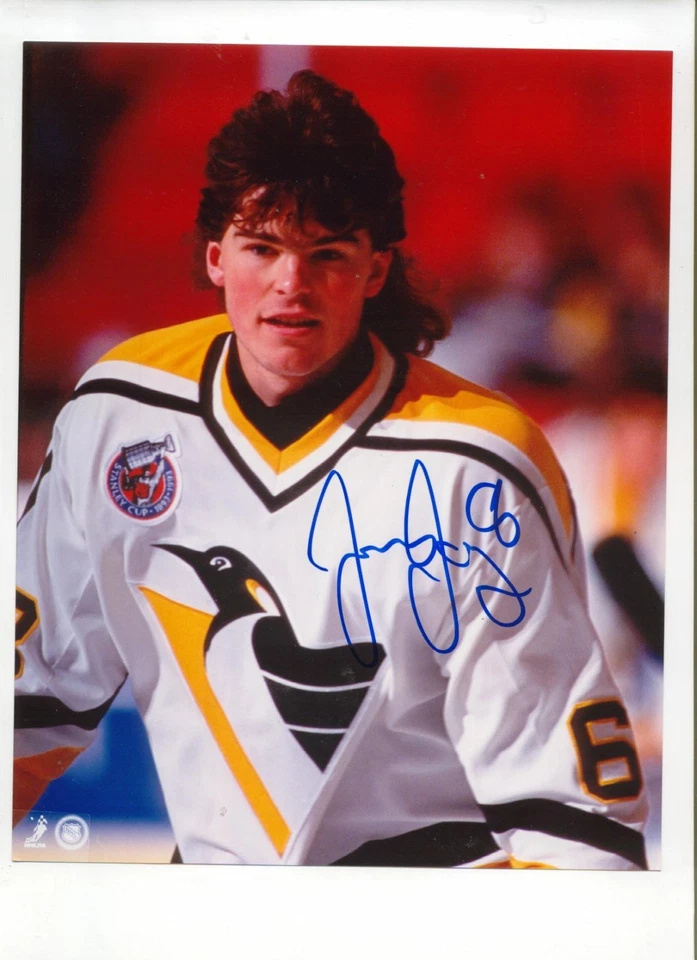 Foto autografiada de Jaromir Jagr 8x10 de los pingüinos de Pittsburgh, con certificado de autenticidad, gema, como nueva Foto 1 de 1