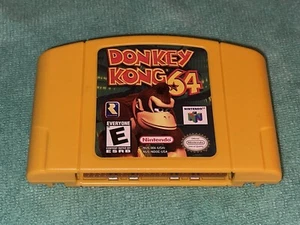 Donkey Kong 64 (Nintendo N64, 1997) WORKS, Tested 💯 Authentic One-Owner CLEAN‼️ - Picture 1 of 8