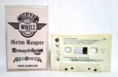 Vintage 1987 Original Hell On Wheels Music Sampler Cassette Tape Collectible Hit - Image 1 of 4