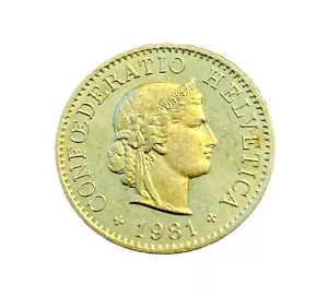 1981 Switzerland 5 Rappen Coin KM#26c Ungraded - Picture 1 of 2