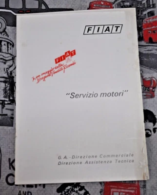 Prospekt brochure depliant  FIAT SERVIZIO MOTORI 500 F/L 850 SPECIAL 127 128 124 - Immagine 1 di 3