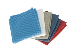 3er Pack Waffelmuster Mikrofaser Küche Geschirr Trocknen Handtücher 16x24 Umweltfreundlich - Bild 1 von 1