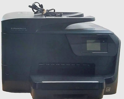 HP Officejet Pro 8710 All-In-One Printer Power Cord Needs Ink SNPRC-1601-01 GUC - Image 1 of 4