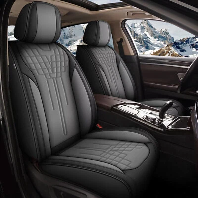 Car Seat Covers Full Set Faux Leather Waterproof Set Fit for Audi A5 2011-2025 Foto 1 de 4