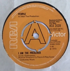 People-I Am The Preacher-Demo. Exc+ - Imagen 1 de 3