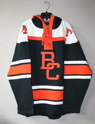 New CFL BC Lions Lacer old time jersey style mid weight cotton hoodie men's L - Image 1 of 4