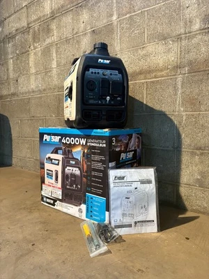 Generador inversor súper silencioso Pulsar 4000 W - 3200 W en funcionamiento, RV y respaldo para el hogar Foto 1 de 4