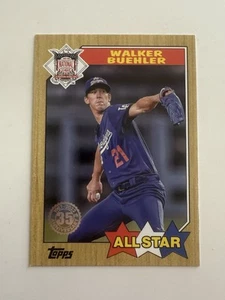 2022 Topps Series 2 Walker Buehler #87AS-33 1987 Topps All-Star Dodgers - Picture 1 of 2