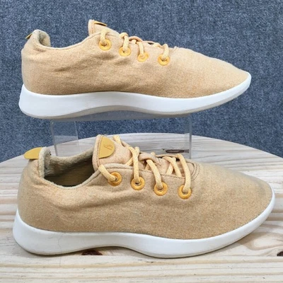 Allbirds Shoes Mens 11 Running Sneakers Yellow Wool Lace Up Low Top Closed Toe - Image 1 of 4