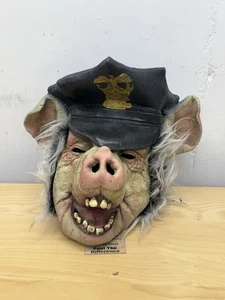Illusive Concepts Premium Collector's Series Mask Pig W/Police Hat "Ponch" New - Picture 1 of 8