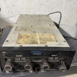 Genave Alpha/600 NAV/COM Transceiver For Parts As Is #L1 - Bild 1 von 2