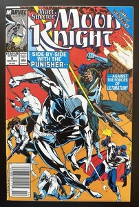 Marc Spector Moon Knight #9 1989 (VF+) NEWSSTAND! - Picture 1 of 9