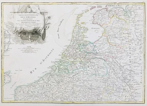 Holanda Amsterdam Janvier Nederland Netherlands Países Bajos mapa mapa mapa 1770 - Imagen 1 de 1