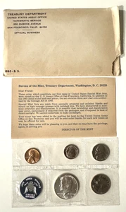 1965 U.S. Special Mint Set – 5 Coin Philadelphia Issue in OGP - Picture 1 of 2