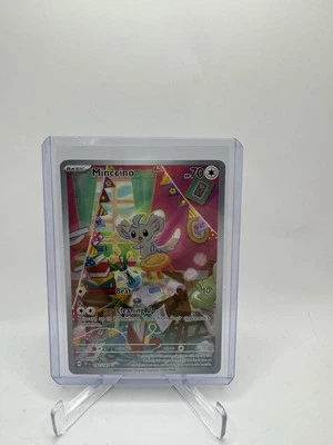 Minccino 182/162 SV05: Temporal Forces Illustration Rare  - Image 1 of 4