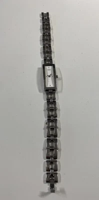 Coach Women’s Stainless St Silver  Bracelet Watch Rectangular Vintage 0193 - image 1 of 3