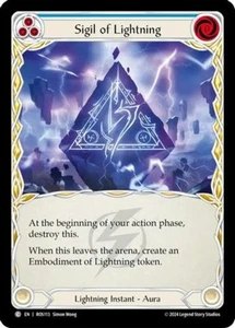 Sigil of Lightning - Rosetta #ROS113 Flesh & Blood TCG - Picture 1 of 1
