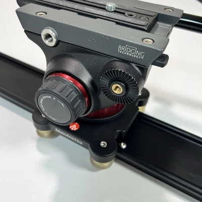Manfrotto Pro Video Head with Flat Base & Track Rail  System Video Head MVH502AH - Image 1 of 4