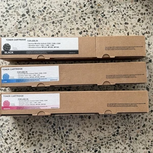 Lot 3 Konica Minolta Toner Set TN216C TN216M TN216Y Replacement - Bild 1 von 4