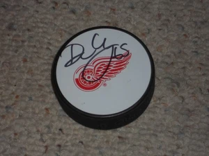 DANNY DEKEYSER NHL Detroit Red Wings Autographed Hockey Puck - NHL Hologram!!! - Picture 1 of 2