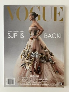 SARAH JESSICA PARKER SJP IMAN BOWIE December 2021 VOGUE MAGAZINE Karl Lagerfeld - Picture 1 of 11