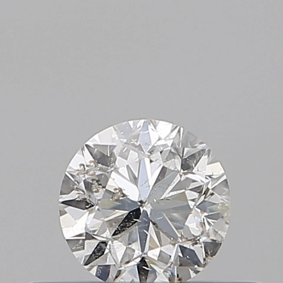 GIA Certified Laser Inscribed Loose Natural Diamond Round Cut 4 mm I/I1 0.30 Ct - Image 1 of 4