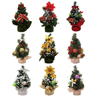 Small Tree Decoration Mini 20cm Christmas Ornaments for Tabletop Delight - Image 1 of 4