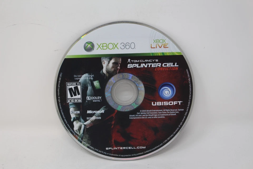 Tom Clancys Splinter Cell: Conviction Microsoft Xbox 360 Disc Only - Image 1 of 1