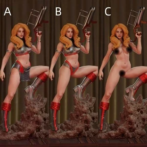 Barbarella Woman NSFW 3D Print unbemalt unmontiert Garage Figur Modell - Bild 1 von 14