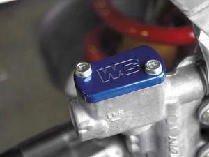 Works Connection 21-600 Rear Master Cylinder Cover - Blue - Picture 1 of 3