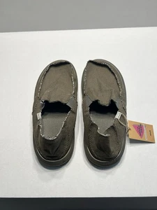 Sanuk Donny Hemp Loafers Men’s, Size 8, Army - Picture 1 of 3
