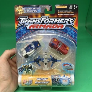 Transformers Armada Firebot Makeshift Prowl Figure Set 2002 Hasbro 80736 #B1 - Picture 1 of 3