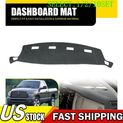 Alfombrilla de tablero gris para Dodge Ram 1500 2500 2002-05 1~10X Foto 1 de 4